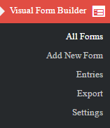 افزونه Visual Form Builder وردپرس