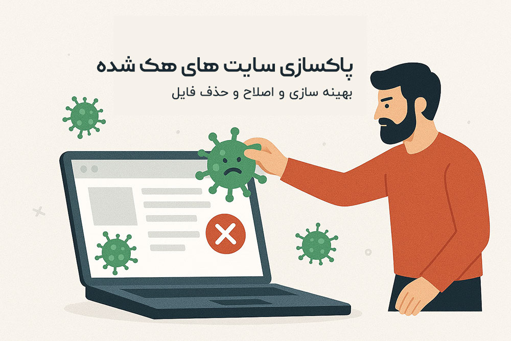 پاکسازی سایت هک شده ویروسی